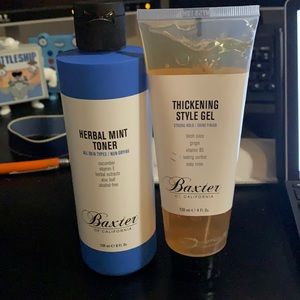 Baxter of California hair gel and face toner set